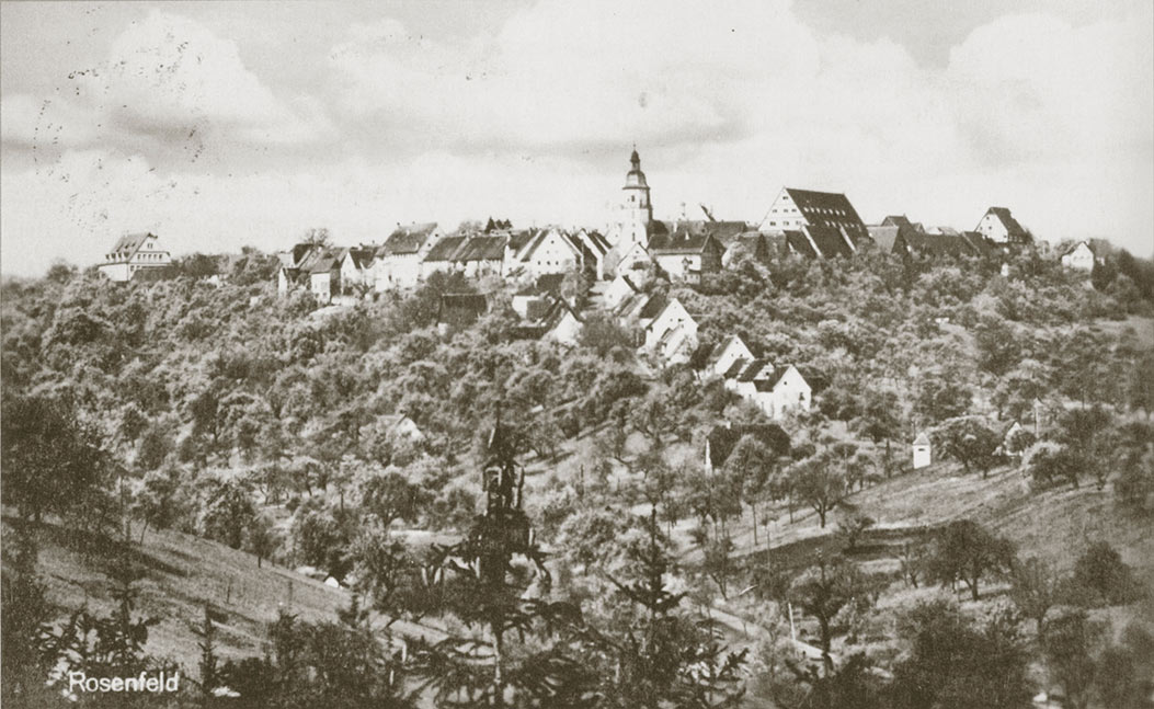 Fotopostkarte mit Motiv Rosenfeld